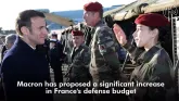Macron has proposed a significant increase in France's defense budget