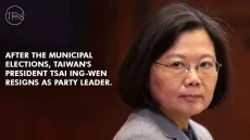 After The Municipal Elections, Taiwan's President Tsai Ing-Wen Resigns As Party Leader.